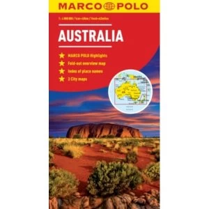 image of Australia Marco Polo Map by Marco Polo (Sheet map, folded, 2011)