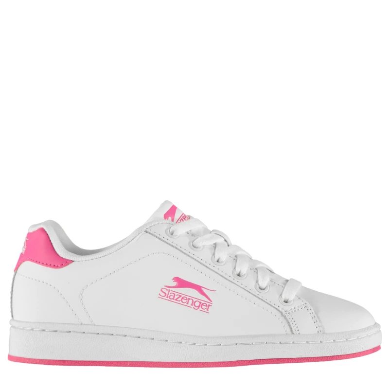 Image of Slazenger Ash Lace Junior Trainers - White White 3