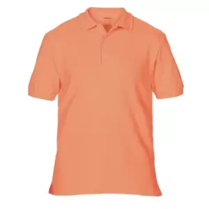 Gildan Mens Premium Cotton Sport Double Pique Polo Shirt (S) (Terracota)