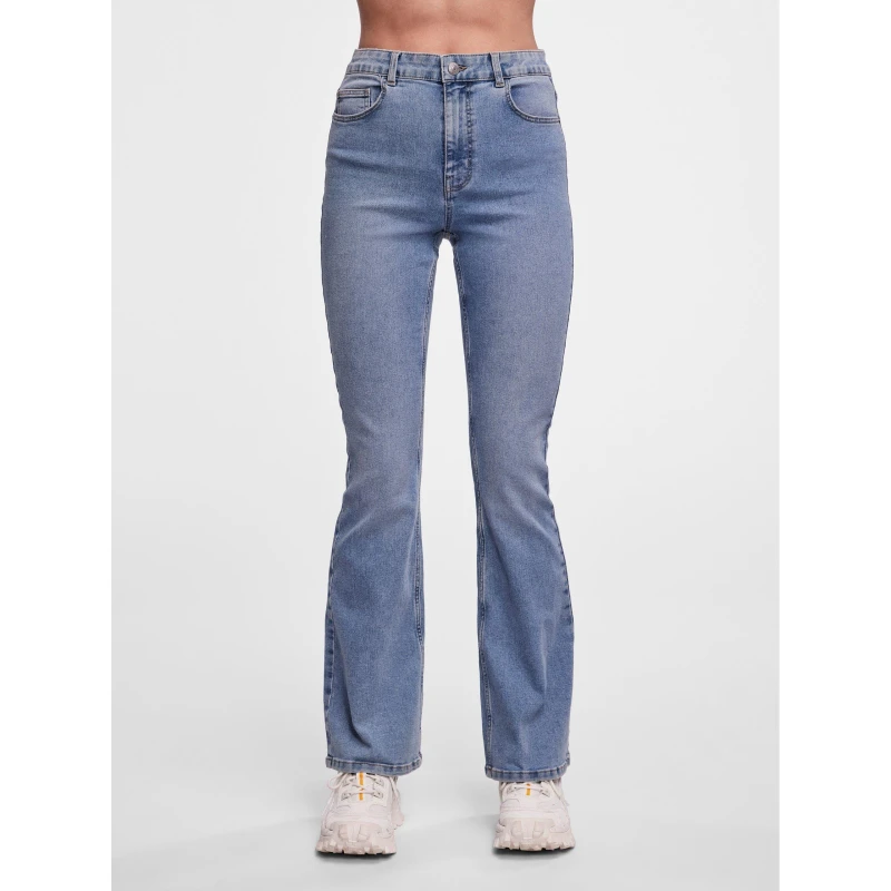 Image of Pieces Pieces Flrd Hw Jeans - Blue Blue 12