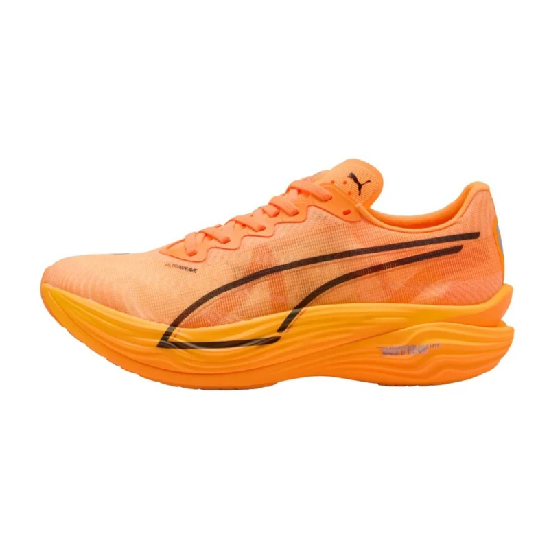 Image of Puma Deviate Nitro Elite 3 Orange Black AW25 Womens Shoe, Size 37 - EUR