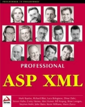 Image of Professional Asp Xml by Mark Baartse Paperback