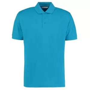 Image of Kustom Kit Mens Klassic Superwash Short Sleeve Polo Shirt (3XL) (Turquoise)