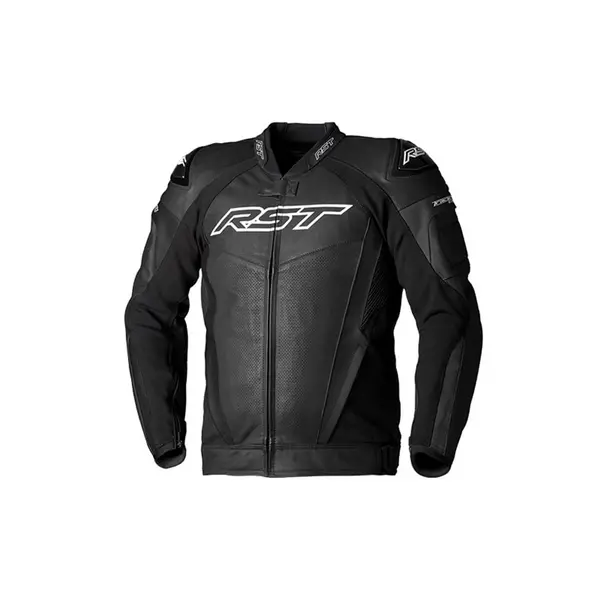 Image of RST Tractech Evo 5 Black Leather Jacket Size 56
