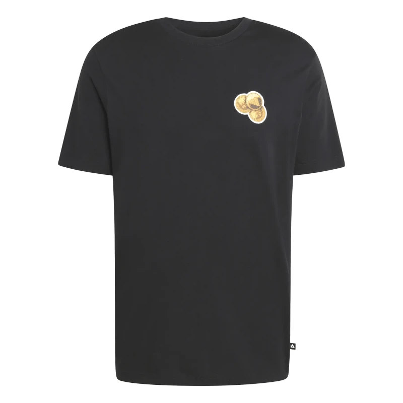 Image of Adidas Chewing gum patterned T-Shirt adidas Noir Male M