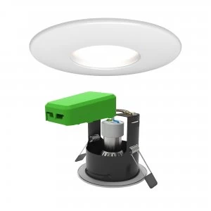 image of 4Lite WiZ Connected SMART LED IP20 GU10 Fire Rated Downlight Matt White WiFi & Bluetooth - 4L1-2214