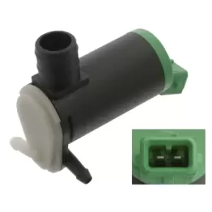 Image of Windscreen Washer Pump Water Pump window cleaning 14361 by Febi Bilstein