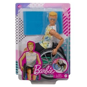 image of Barbie - Wheelchair Ken Doll