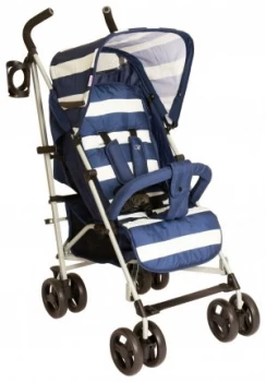 image of Billie Faiers MB01 Blue Stripe Stroller.