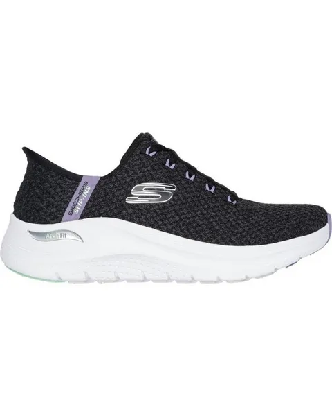 Image of Skechers Arch Fit 2.0 Slip On Trainers Womens Slip On Trainers 4 (37) Black 27380640240