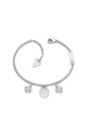 image of Guess Lotus Charm Bracelet Ladies