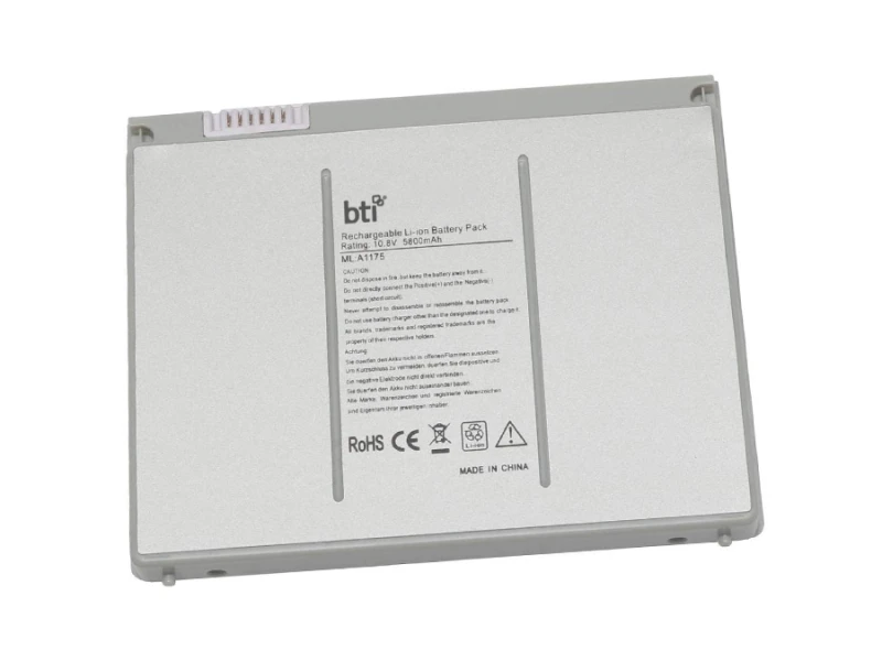 Image of BTI 56Wh 3 cell A1175 compatible battery for APPLE MACBOOK PRO 15-INCH