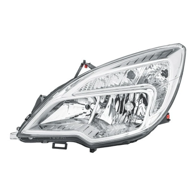 Image of HELLA 1EJ 354 676-011 Headlights H1, Left, without bulbs, Halogen Headlight (259)