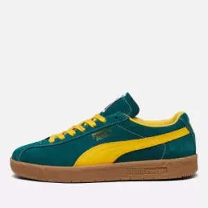 Image of Puma Mens Delphin Trainers - Malachite/Yellow Sizzle - UK 10