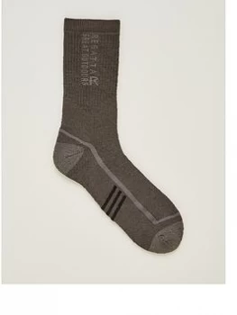 image of Regatta 3 Season Trek & Trail Socks - Iron