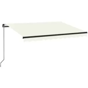 Image of Vidaxl - Manual Retractable Awning 350x250cm Cream Cream