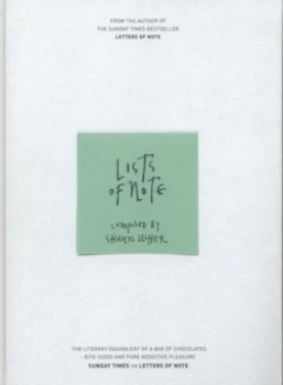 Image of Lists of Note by Shaun Usher Hardback
