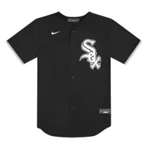 Image of nike MLB OFFICIAL REPLICA ALTERNATE JERSEY CHICAGO White SOX, Pro Black