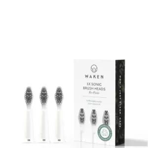 image of Waken Mouthcare Sonic White Electric Toothbrush Heads 3Pcs