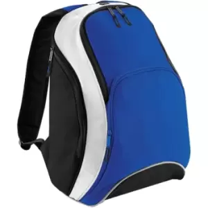 image of Bagbase Teamwear Backpack / Rucksack (21 Litres) (Pack of 2) (One Size) (Bright Royal/Black/White) - Bright Royal/Black/White