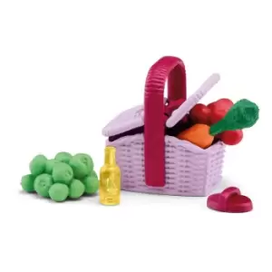 Image of Schleich Horse Club Stable Picnic Toy Accessory Set, 5 To 12 Years, Multi-Colour (42571)