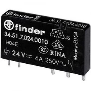 image of PCB relays 5 Vdc 6 A 1 change over Finder 34.51.7.