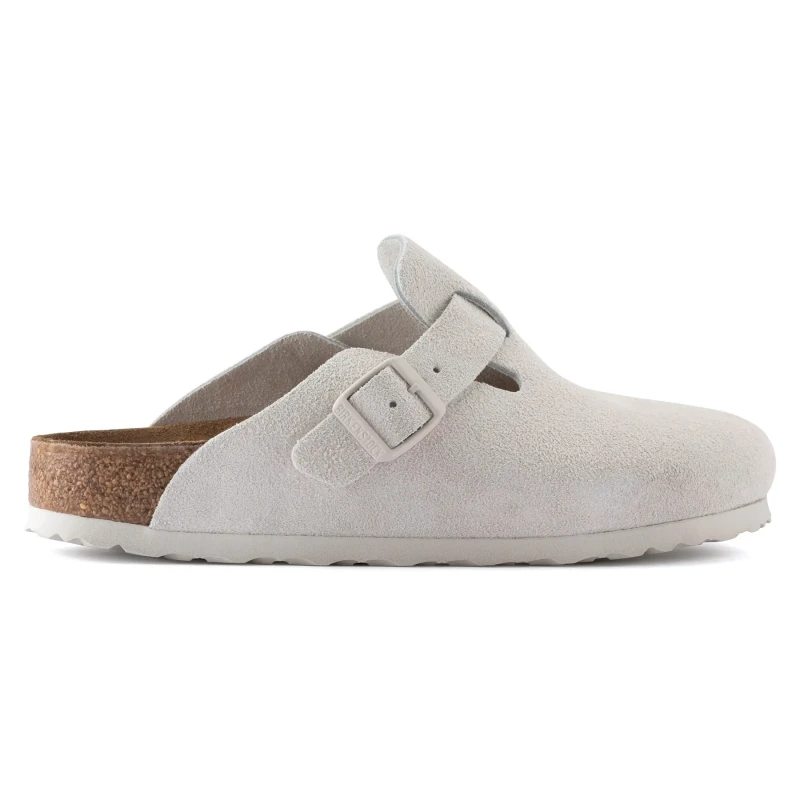 Image of BIRKENSTOCK boston clog sandals in white White UK 7 (EU 41)