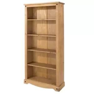 image of Halea Tall Pine Bookcase