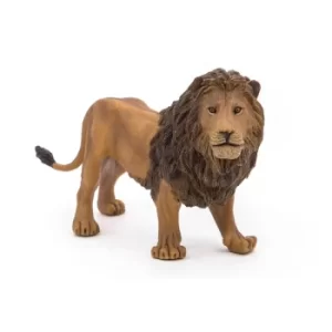 image of PAPO Wild Animal Kingdom Lion Toy Figure, Three Years or Above, Tan/Brown (50040)