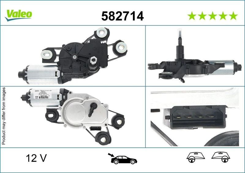 Image of Wiper motor VALEO 582714