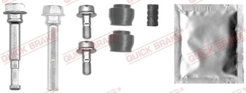 Image of QUICK BRAKE Guide sleeve kit, brake caliper QUICK BRAKE 113-1449X