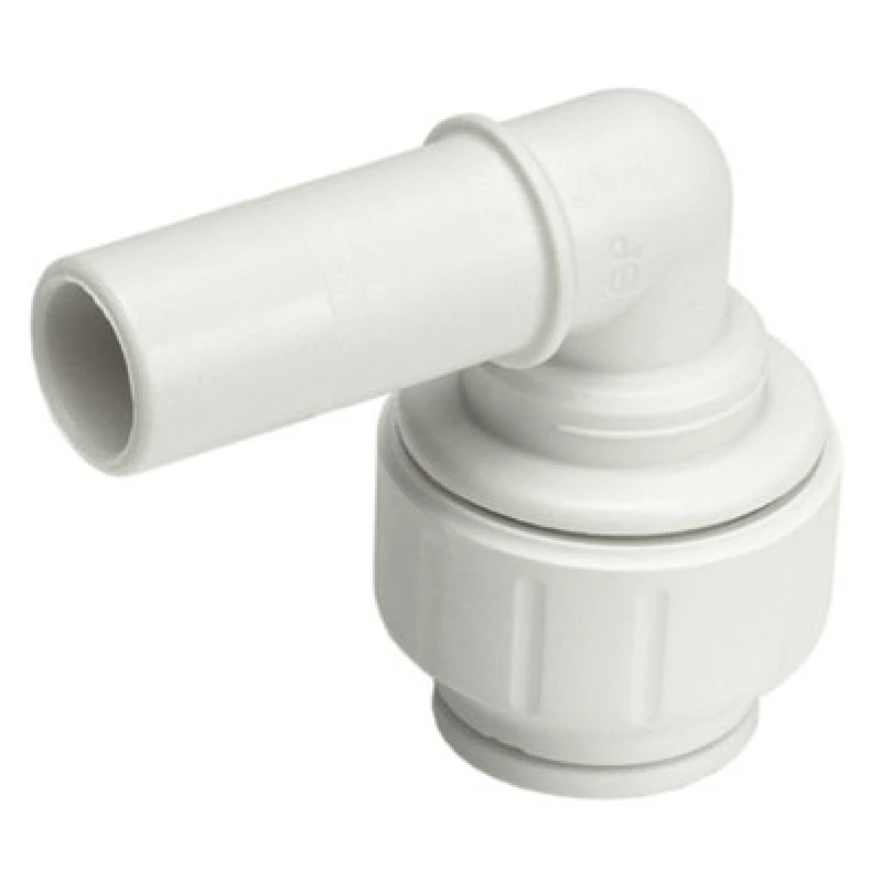 Image of John Guest Speedfit 15mm Push Fit Stem Elbow Fittings - Pack Of 5