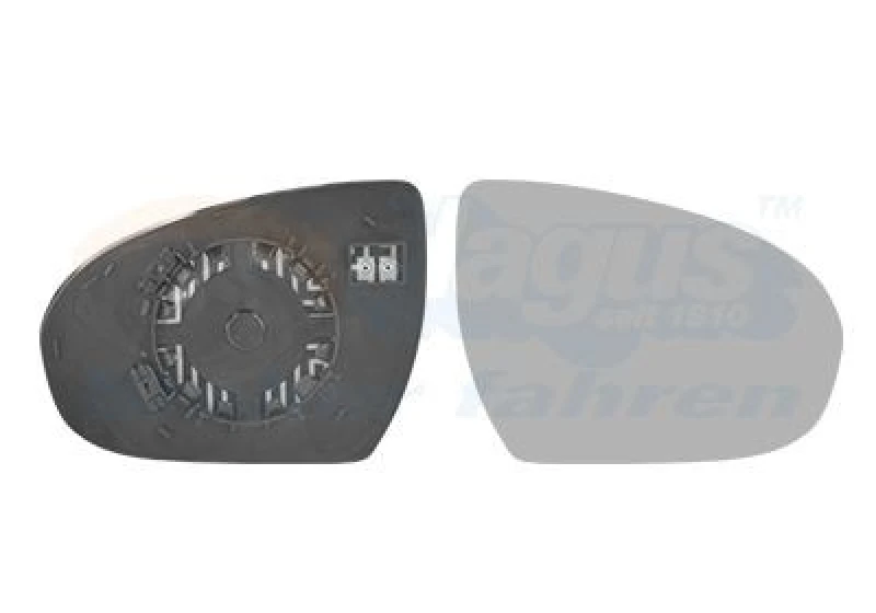 Image of VAN WEZEL Wing mirror glass VAN WEZEL 8264838