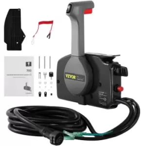 Image of Marine Side Mount Remote Control Box For Yamaha 703-48207-22-00 Control Outboard
