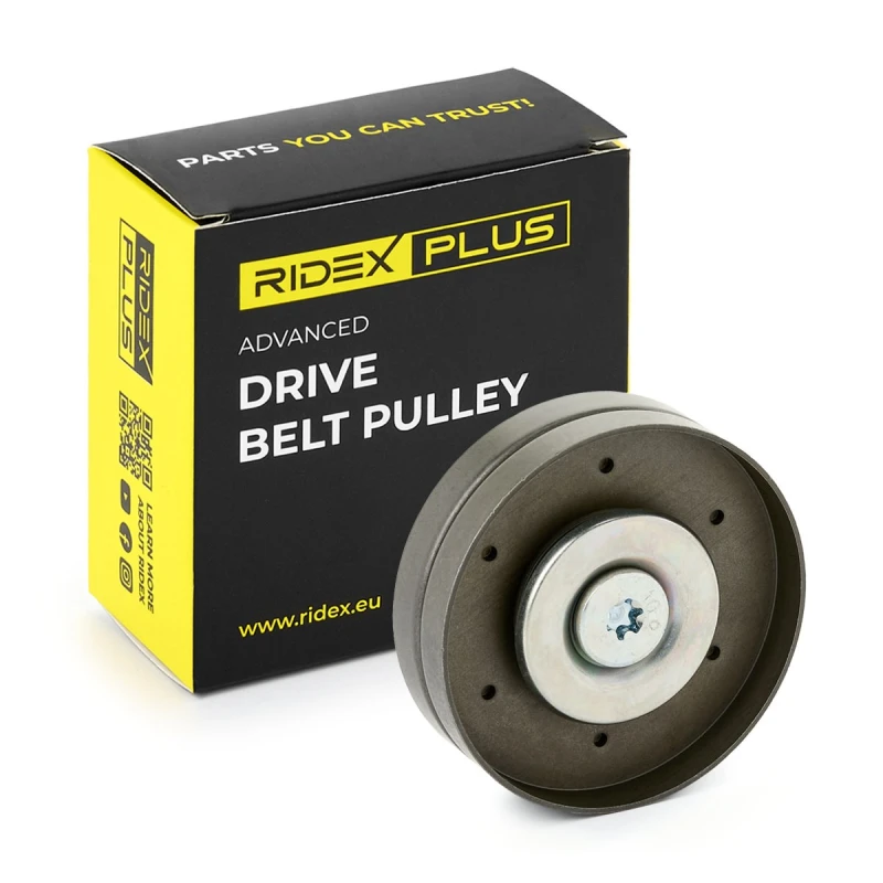 Image of RIDEX PLUS Deflection / guide pulley, V-ribbed belt RIDEX PLUS 312D0109P