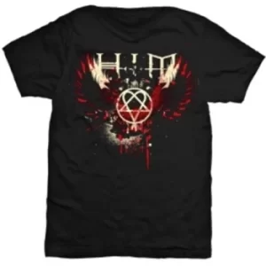 HIM Wings Splatter Mens TS: Small