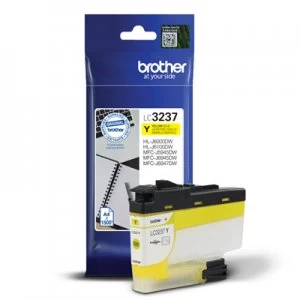 Image of Brother LC3237Y Yellow Ink Cartridge