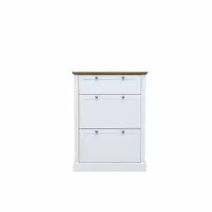 Image of LPD Devon Shoe Cabinet White