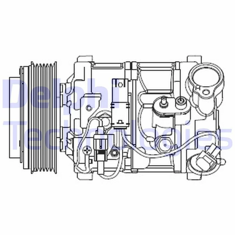 Image of DELPHI Air conditioning compressor DELPHI CS20545