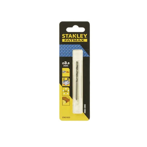 image of Stanley Fatmax Bullet Metal Drill Bit 3.5mm - STA51033-QZ