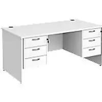 image of Dams International Desk MP16P33WH 1,600 x 800 x 725 mm