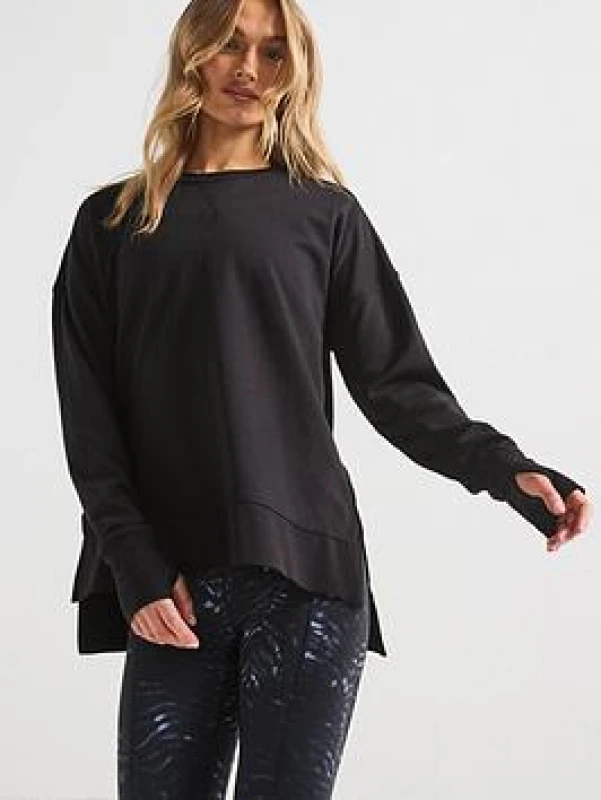 Image of Sweaty Betty After Class Longline Sweatshirt