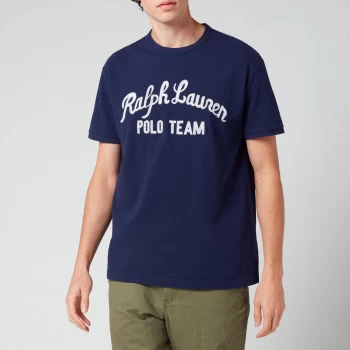 Image of Polo Ralph Lauren Mens Classic Fit Polo Team Mesh T-Shirt - Cruise Navy - S