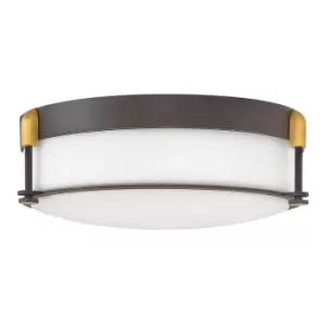 image of Hinkley Colbin Medium Flush Mount Oil Rubbed Bronze