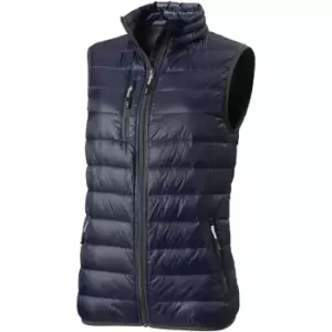 Image of Elevate Womens/Ladies Fairview Light Down Bodywarmer (L) (Navy)