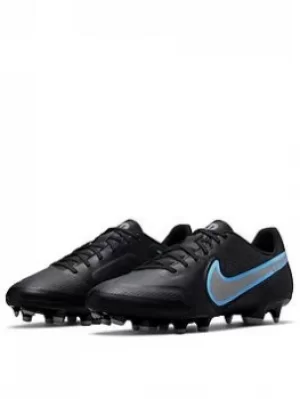 image of Nike Mens Tiempo 8 Academy Firm Ground Football Boot, Black, Size 10, Men