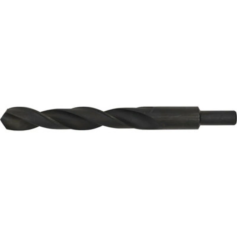 Image of Loops 21.5 x 220mm HSS Roll Forged Blacksmith Drill Bit - Reduced Shank - 155mm Flute Black
