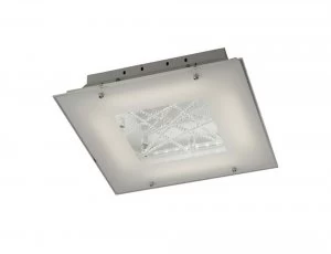Image of Flush Ceiling 16W LED 3600K Polished Chrome, Crystal