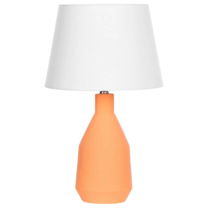 Image of Beliani Table Lamp Lambre Ceramic Orange