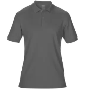 image of Gildan Mens DryBlend Adult Sport Double Pique Polo Shirt (XL) (Charcoal)